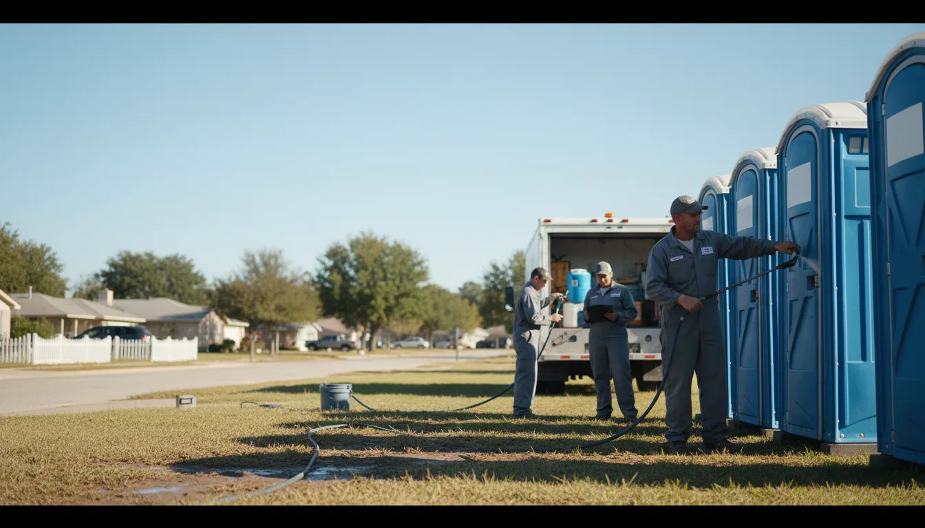 Long-Term Portable Toilet Rental in Frost, TX near me